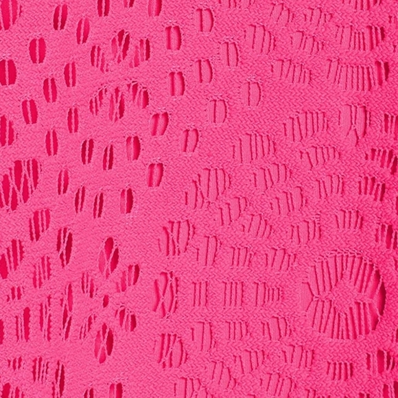 LILLY PULITZER Callisto Midi Dress, Terry Lace, Pink Cosmo - Picture 5 of 8